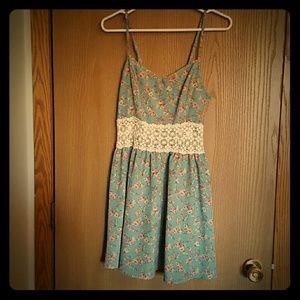 Flower print dress