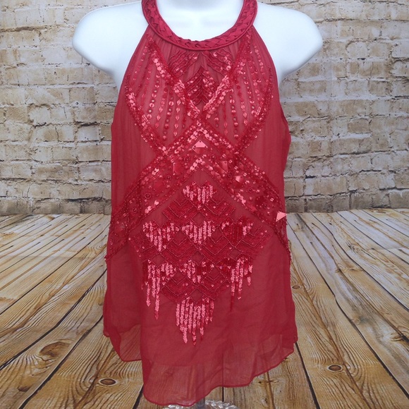 Silk beaded blouse