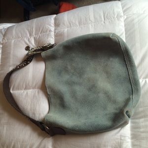 Light blue LeatheRock purse