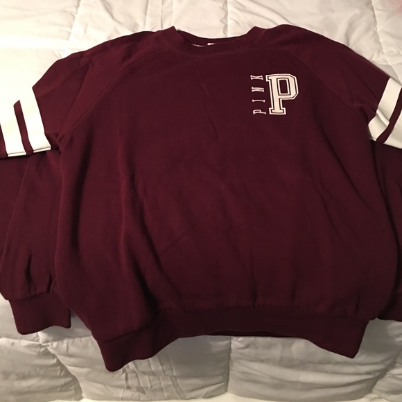 PINK crew neck sweatshirt size XS
