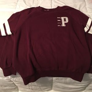 PINK crew neck sweatshirt size XS