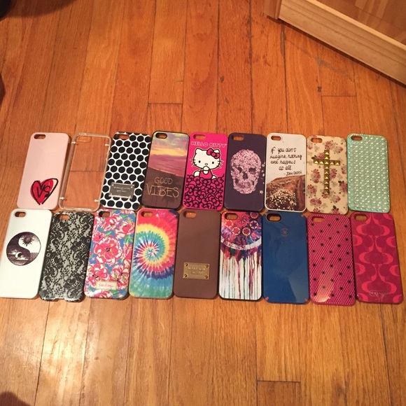 LOT OF IPHONE 5/5S cases!!