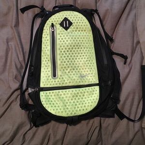 Nike backpack with rain poncho