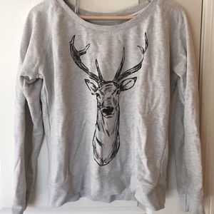 Grey Graphic Sweater