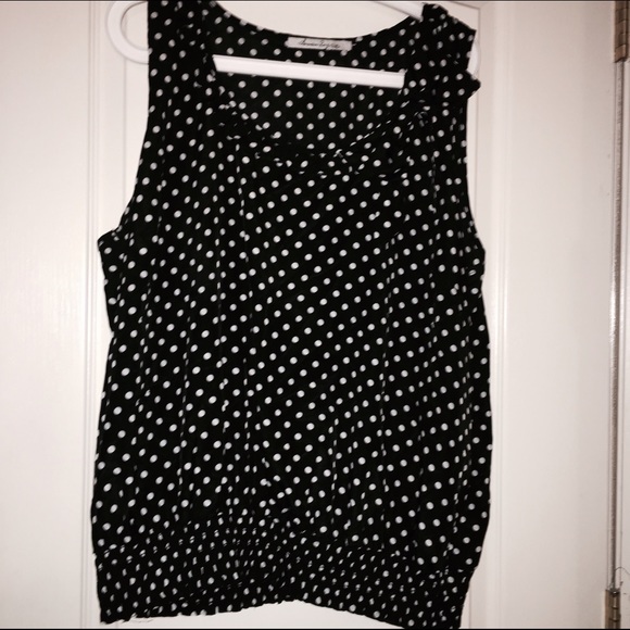 Polka dot Tank top with bow