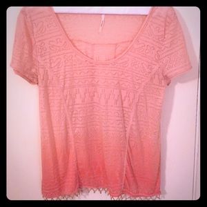 Free people embellished tee