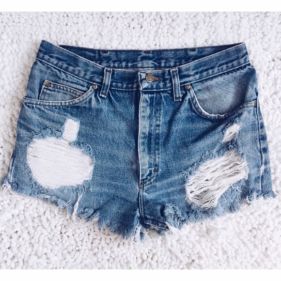 Vintage high wasted Lee shorts