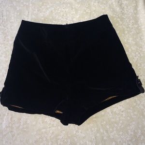 L.A.M.B. Velvet like shorts