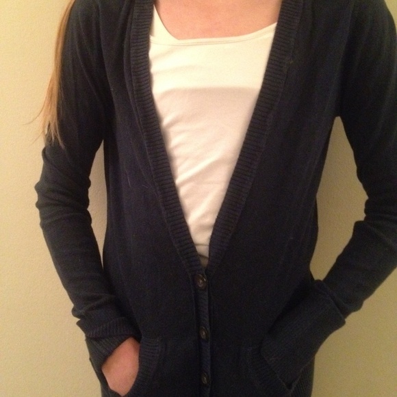 Great Navy blue Mossimo Supply Co. Cardigan