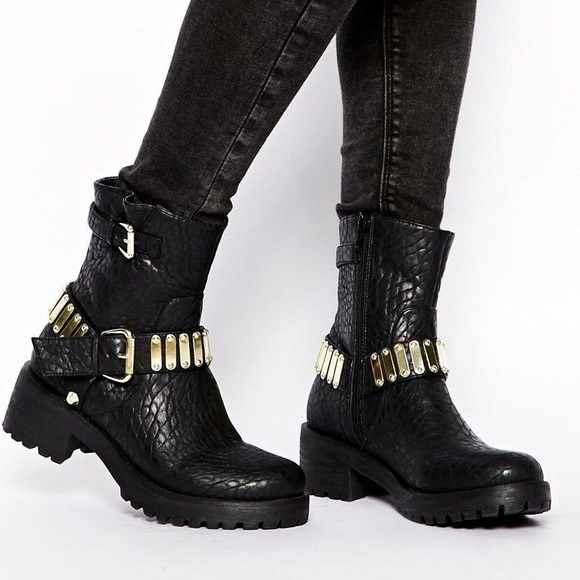 ASOS RITA Biker Ankle Boot