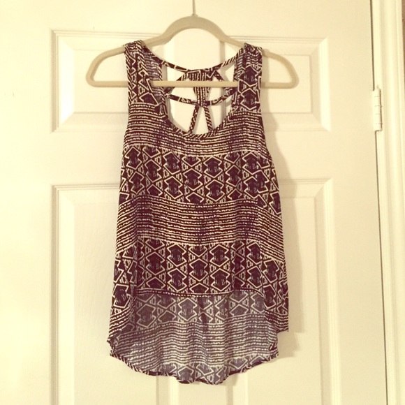 Black and white tank