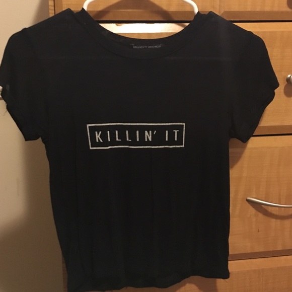 Brandy Melville "Killin' It" Crop Top