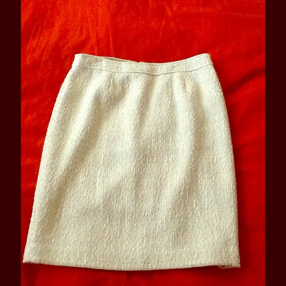 Light green TWEED skirt
