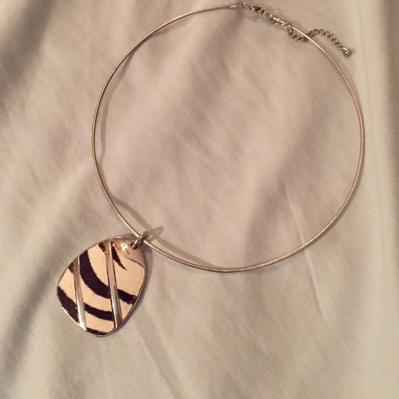Zebra necklace