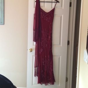 Sue Wong Red Sequins dress