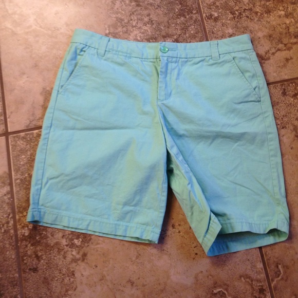 Mint Bermuda shorts