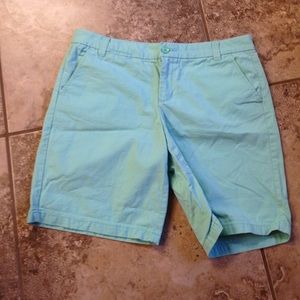 Mint Bermuda shorts