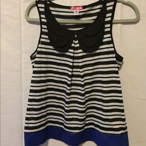 Peter Pan collar tank top