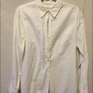 Banana Republic polka dot button down