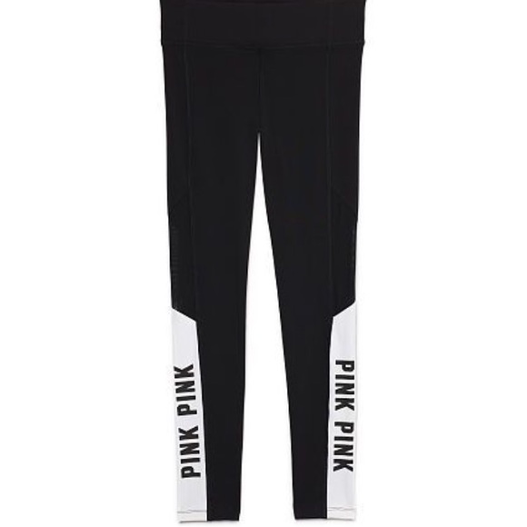 Victoria Secret Pink Mesh Detail Leggings
