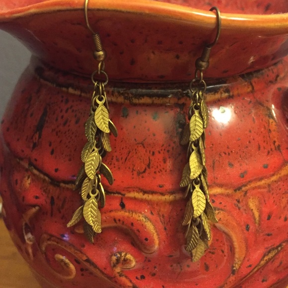 Handmade Leaf Earrings