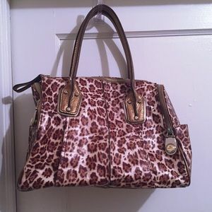 Leopard Satchel