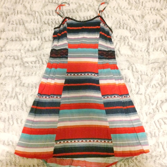 RED AND BLUE DRESS