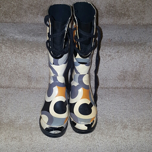 Coach rain boots