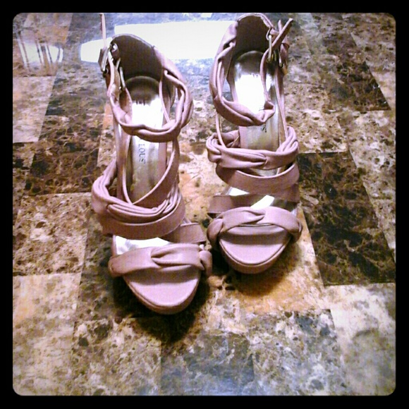 Strappy heels