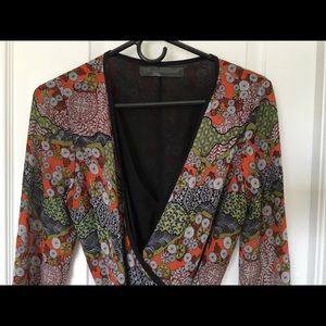 Proenza Schouler Silk Wrap Dress