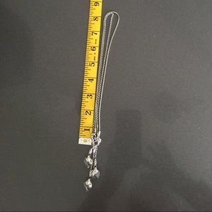 Brighton Swarovski Heart Lariat Necklace