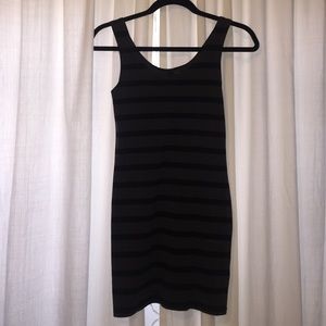 stripped navy blue mini dress💙