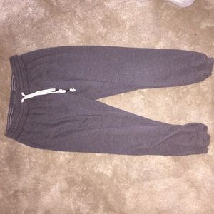 Grey sweatpants medium