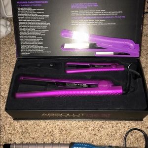Unused straightener with mini straightener