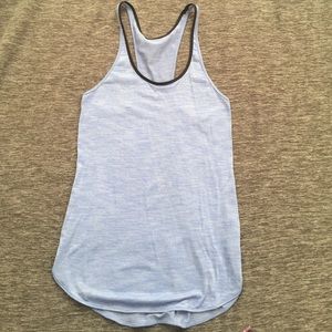 Lululemon What The Sport Tank Heathered Lullaby