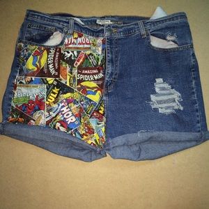 High waisted shorts