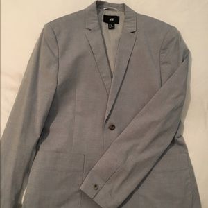 H&M Men's Blazer light blue like new. Size 42R