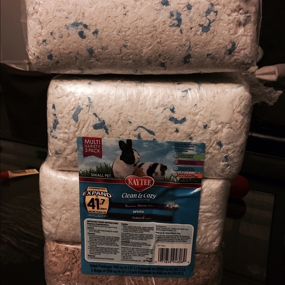 Clean and Cozy small pet bedding.