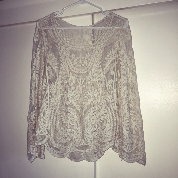 Free People Gentle Lace Top