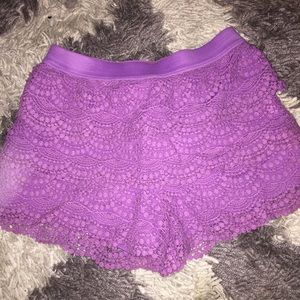 Layered crotchet shorts!!