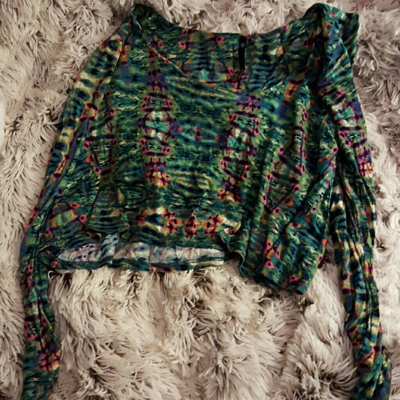 Psychedelic crop top
