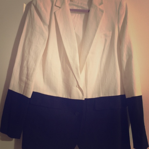 Michael Kors linen blazer.