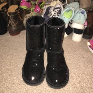 Black Sequin Uggs