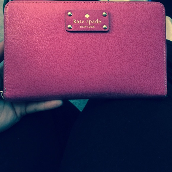 Kate spade travel wallet pink
