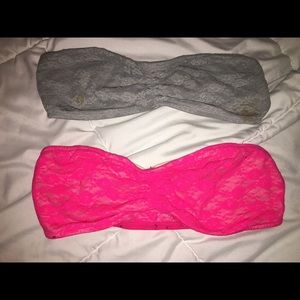 Used Victoria's Secret Lace Bandeaus