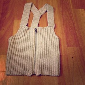 Silence + Noise Woven Crop Top