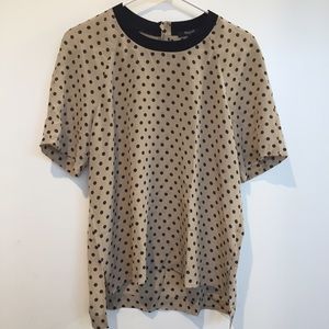 Madewell polka dot blouse
