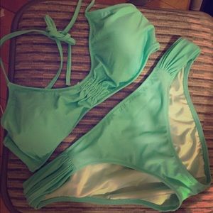 Sea green Victoria's Secret bathing suit set