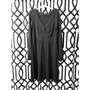 🎉Zara gray long-sleeve dress