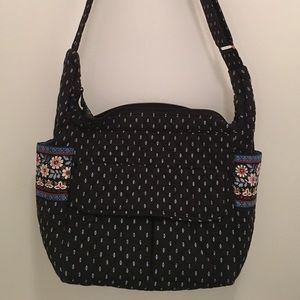 Vera Bradley Alpine Black (retired) cross body bag